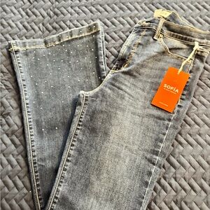 Melissa Flare Dark Blue Jeans